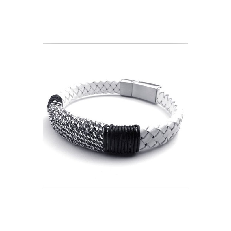 Pulseira De Couro De Titânio Com Design Moderno, Cores Delicadas E Qualidade Confiável Pulseira De Couro De Titânio Com Design Moderno, Cores Delicadas E Qualidade Confiável