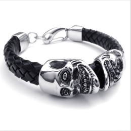 Pulseira De Couro De Titânio Com Design Moderno, Cores Delicadas E Qualidade Confiável