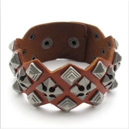 Pulseira De Couro De Titânio Com Design Moderno E Cores Delicadas De Excelente Qualidade