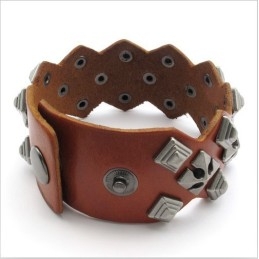 Pulseira De Couro De Titânio Com Design Moderno E Cores Delicadas De Excelente Qualidade