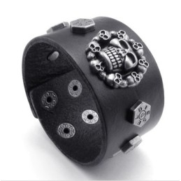 Design Atraente, Cores Delicadas, Pulseira De Couro De Titânio De Qualidade Confiável