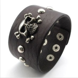 Pulseira De Couro De Titânio De Fabricação Habilidosa, Cores Delicadas E Qualidade Confiável