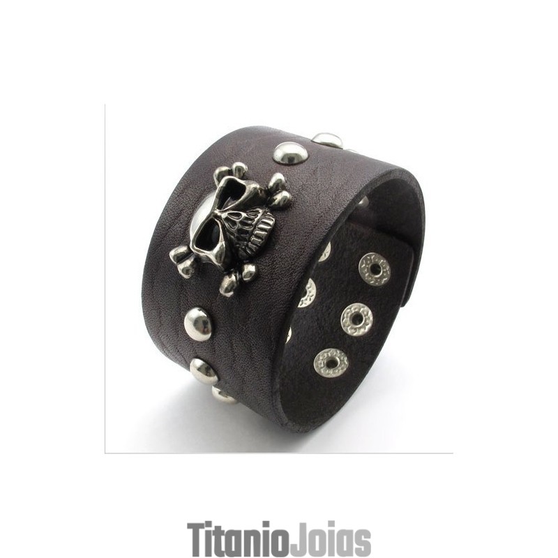 Pulseira De Couro De Titânio De Fabricação Habilidosa, Cores Delicadas E Qualidade Confiável