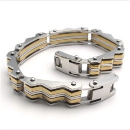 Pulseira De Titânio De Excelente Qualidade Com Design Destro E Cores Brilhantes