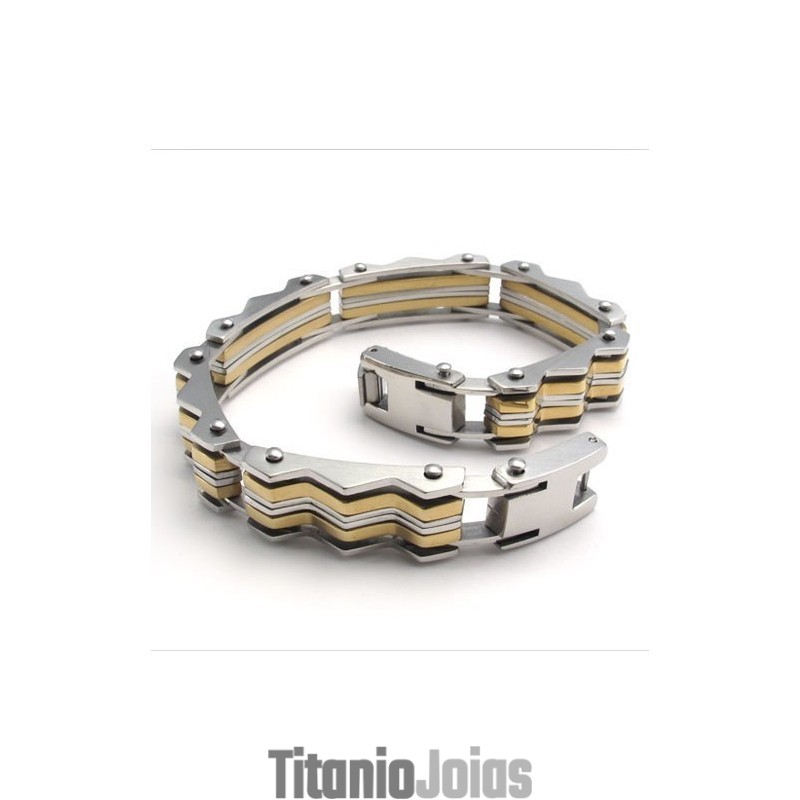 Pulseira De Titânio De Excelente Qualidade Com Design Destro E Cores Brilhantes Pulseira De Titânio De Excelente Qualidade Com Design Destro E Cores Brilhantes