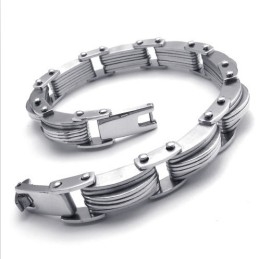 Fabricação Habilidosa, Brilho De Cor, Qualidade Confiável, Pulseira De Titânio