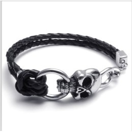 Pulseira De Couro De Titânio De Qualidade Estável E Cores Delicadas Com Design Hábil