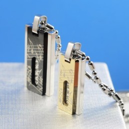 Colares E Pingentes De Titânio Fashion Score Sweetheart Lover