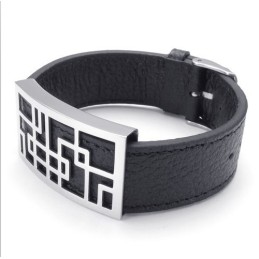Design Atraente, Cores Delicadas, Pulseira De Couro De Titânio De Qualidade Confiável