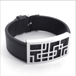 Design Atraente, Cores Delicadas, Pulseira De Couro De Titânio De Qualidade Confiável