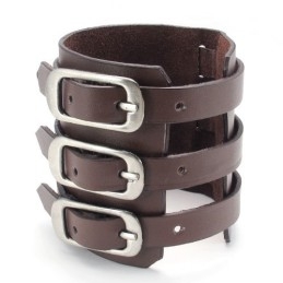 Pulseira De Couro De Titânio De Fabricação Habilidosa, Cores Delicadas E Qualidade Confiável