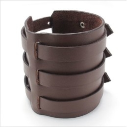 Pulseira De Couro De Titânio De Fabricação Habilidosa, Cores Delicadas E Qualidade Confiável
