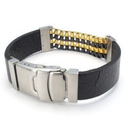 Design Atraente, Lindas Cores, Pulseira De Couro De Titânio De Excelente Qualidade