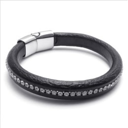 Pulseira De Couro De Titânio De Qualidade Estável E Cores Delicadas Com Design Hábil