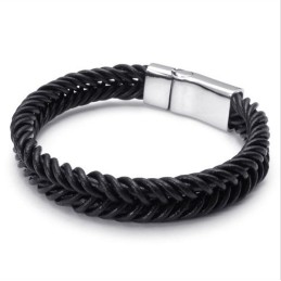 Pulseira De Couro De Titânio De Qualidade Estável E Cores Delicadas Com Design Hábil