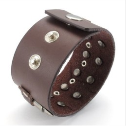 Pulseira De Couro De Titânio De Fabricação Habilidosa, Cores Delicadas E Qualidade Confiável