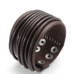 Pulseira De Couro De Titânio De Fabricação Habilidosa, Cores Delicadas E Qualidade Confiável
