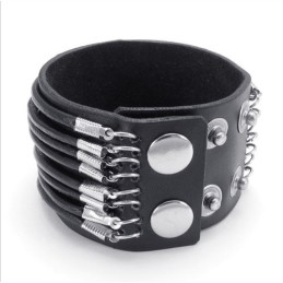 Pulseira De Couro De Titânio De Fabricação Habilidosa, Cores Delicadas E Qualidade Confiável