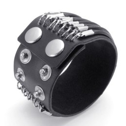 Pulseira De Couro De Titânio De Fabricação Habilidosa, Cores Delicadas E Qualidade Confiável