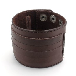 Pulseira De Couro De Titânio De Fabricação Habilidosa, Cores Delicadas E Qualidade Confiável