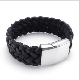 Pulseira De Couro De Titânio De Qualidade Estável E Cores Delicadas Com Design Hábil