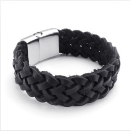 Pulseira De Couro De Titânio De Qualidade Estável E Cores Delicadas Com Design Hábil