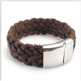 Pulseira De Couro De Titânio De Qualidade Estável E Cores Delicadas Com Design Hábil