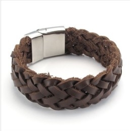 Pulseira De Couro De Titânio De Qualidade Estável E Cores Delicadas Com Design Hábil