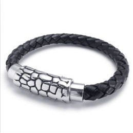 Pulseira De Couro De Titânio Com Design Moderno, Cores Delicadas E Qualidade Confiável