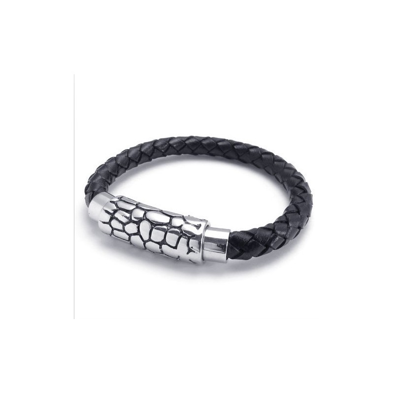 Pulseira De Couro De Titânio Com Design Moderno, Cores Delicadas E Qualidade Confiável