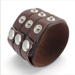 Pulseira De Couro De Titânio De Fabricação Habilidosa, Cores Delicadas E Qualidade Confiável