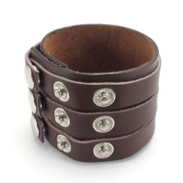 Pulseira De Couro De Titânio De Fabricação Habilidosa, Cores Delicadas E Qualidade Confiável