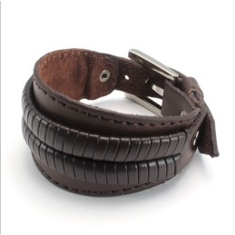 Pulseira De Couro De Titânio De Fabricação Habilidosa, Cores Delicadas E Qualidade Confiável