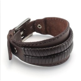 Pulseira De Couro De Titânio De Fabricação Habilidosa, Cores Delicadas E Qualidade Confiável