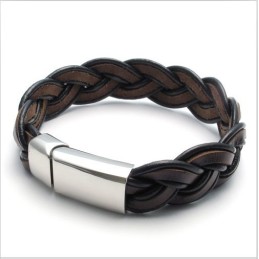 Pulseira De Couro De Titânio De Qualidade Estável E Cores Delicadas Com Design Hábil