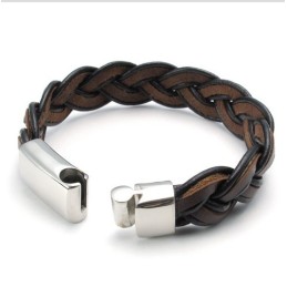 Pulseira De Couro De Titânio De Qualidade Estável E Cores Delicadas Com Design Hábil
