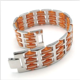 Pulseira De Titânio Colorida De Excelente Qualidade E Fabricação Habilidosa