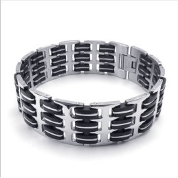 Pulseira De Titânio Com Formato Elegante E Cores Delicadas De Excelente Qualidade