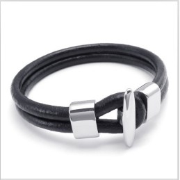 Pulseira De Couro De Titânio De Qualidade Estável E Cores Delicadas Com Design Hábil