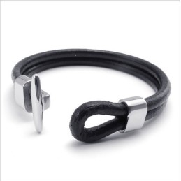 Pulseira De Couro De Titânio De Qualidade Estável E Cores Delicadas Com Design Hábil