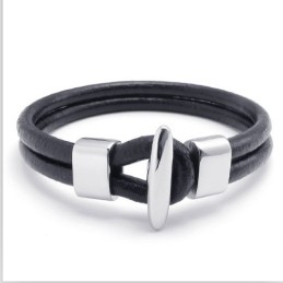 Pulseira De Couro De Titânio De Qualidade Estável E Cores Delicadas Com Design Hábil