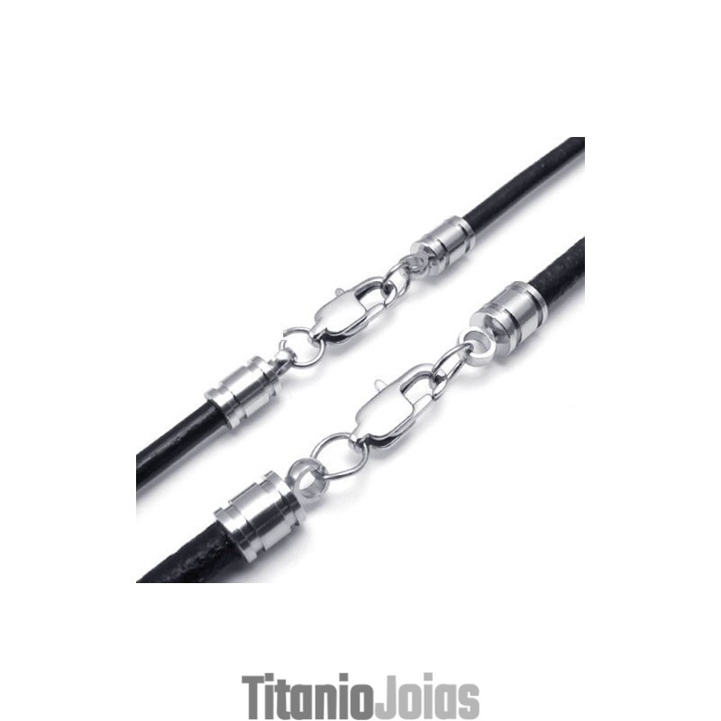 Colar De Couro De Titânio De Excelente Qualidade Com Cores Delicadas E Design Destro Colar De Couro De Titânio De Excelente Qualidade Com Cores Delicadas E Design Destro