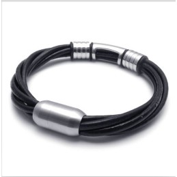 Pulseira De Couro De Titânio De Fabricação Habilidosa, Cores Delicadas E Qualidade Confiável
