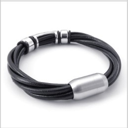 Pulseira De Couro De Titânio Com Design Hábil, Cores Delicadas E Qualidade Confiável
