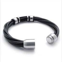Pulseira De Couro De Titânio Com Design Hábil, Cores Delicadas E Qualidade Confiável