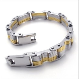 Pulseira De Titânio De Qualidade Estável E Brilho De Cor Finamente Processada