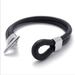 Pulseira De Couro De Titânio De Fabricação Habilidosa, Cores Delicadas E Qualidade Confiável