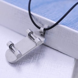 Colar Com Pingente De Titânio Da Bíblia Para Snowboard, Presente Da Moda