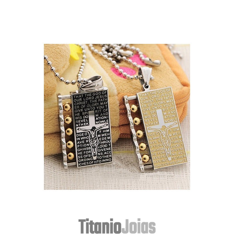 Colar Com Pingente De Titânio Para Amantes Da Bênção Dos Namorados Colar Com Pingente De Titânio Para Amantes Da Bênção Dos Namorados