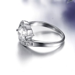 Anel Feminino De Titânio De Alta Qualidade Com Strass